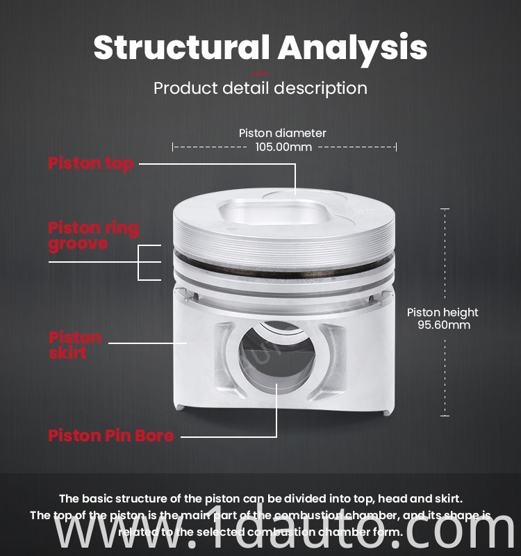 4BE1 Piston For ISUZU Engine